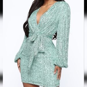 Seeing the Stars Sequin Mini Dress